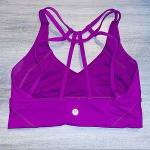 Lululemon V Neck Strappy Sports Bra